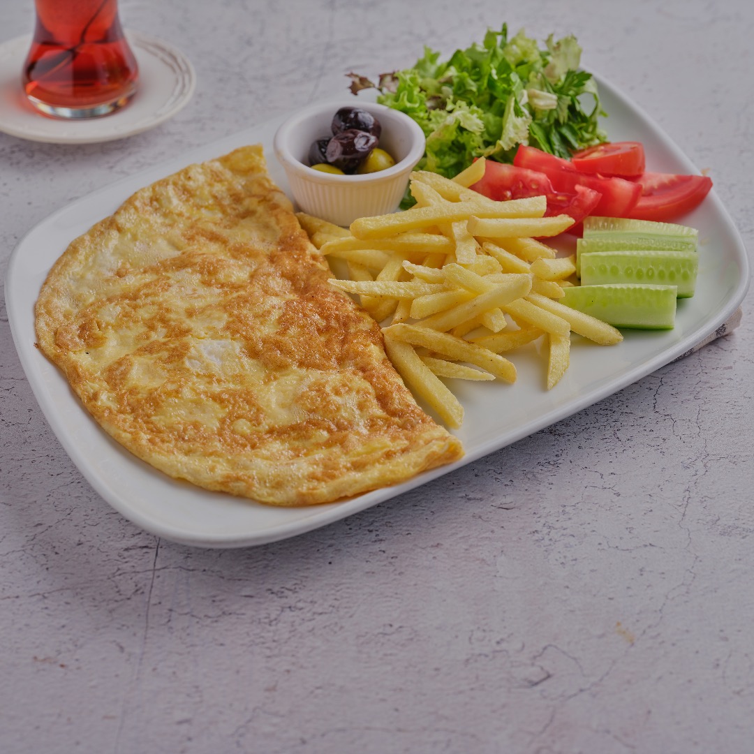 Kaşarlı - Domatesli Omlet